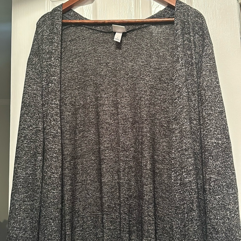 4/$15 Ankle length cardigan sz L
